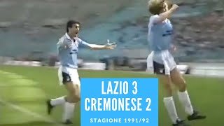 26 aprile 1992: Lazio Cremonese 3 2