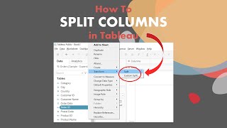 How To Split Columns In Tableau