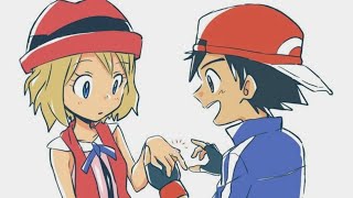 Ash x Serena amourshipping - sleeping till noon