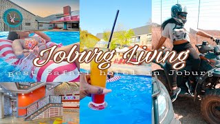 VLOG: LIFE IN JOBURG | TRAVEL VLOG PART 1| VACATION PREP + QUAD BIKING | SWIMMING