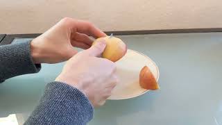 How To Efficiently Cut an Apple