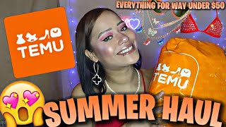 NEW TEMU SUMMER HAUL/ UNBOXING *so cute*