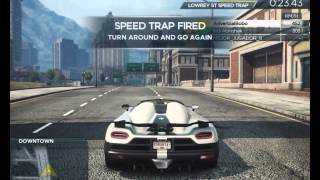 Need For Speed Most Wanted 2012 Online "Lowrey ST Speed Trap" 452km/h !!NO SLIPSTREAM!![720p60]