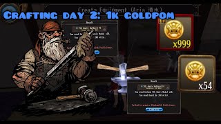 Day 2: Crafting 1,000 gold pom worth of Halberds-ToramOnline