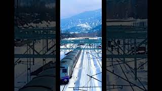 Train in Snow. Qazigund, Kashmir, Feb 2024