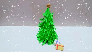 diy christmas home decoration ideas || diy Christmas tree with paper || waste material craft ||