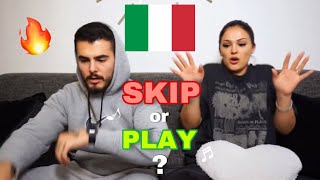 PLAY ! Part 2 | 🇮🇹 GERMAN siblings REACT to ITALIAN RAP / HIPHOP 🔥| Crystal Mert & Billie Jean