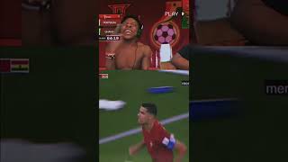 Speed did the "SIUU" with ronaldo after taking penalty