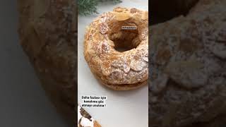 Paris brest pastacılık kursundan geriye kalan🍩