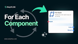 SmythOS - For Each Component