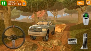 Offroad Pickup Truck Driving - 4x4 Dirt Offroad Parking - Android IOS Gameplay - Offroad Parking Lot