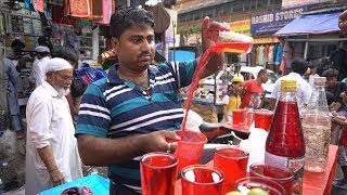 ROOH AFZA SARBAT: Summer Special Tasty Cold Drinks With Ice | Indian Street Food