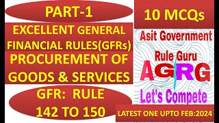 EXCELLENT GENERAL FINANCIAL RULES(GFRs): PART-1