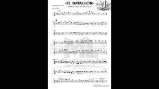 El batallon - banda aires del pacifico (partitura)