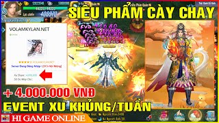 VLTK Mobile Lậu Siêu Xịn - Tạo TK Có Ngay 4M Xu, Event  Khủng 4Triệu Xu & Full Mốc Nạp | Jx Kỳ Lân