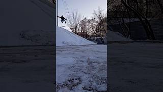 snowskate 🤙 winter skateboarding 🤘 snow skating 😁 сноускейт