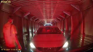 Rove R3 Dashcam Footage from INSIDE The Auto Train