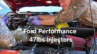 S550 Mustang GT 47lbs Fuel Injector Install