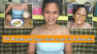 DIY Avocado and Sugar Scrub To Remove Dead Skin