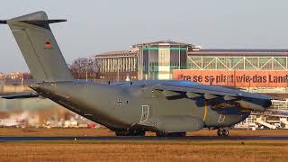 Luftwaffe A400M departing Bremen Airport 06.02.2023