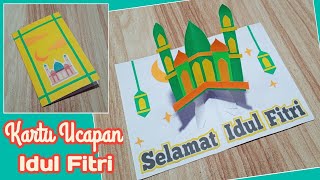 Cara membuat kartu ucapan idul fitri