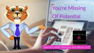 Updated Our Animated Tiger Jolene's Web Design Commercial