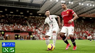 eFootball 2022 - Man United vs PSG ● NEXT GEN Realism Gameplay | PEStation