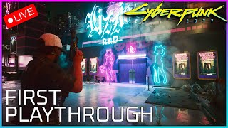 Cyberpunk 2077 Live First Playthrough 🔴 #2 - Wow, EP#1 Blew My Mind, Continuing The Story Tonight