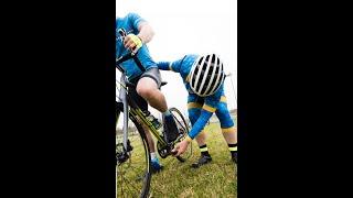 foot&front wheel overlap Bicycling: have awareness of -especially on small frames & frame geometries