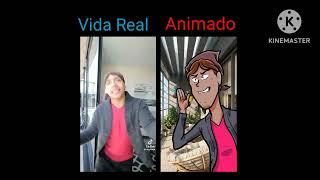 Alfredo Larin Larin y Cachetes ( Vida Real VS Animado ) "Cartoon And Real Life" Parte 10