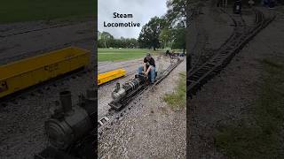 Steam Locomotive at Mid-South Live Steamers #steamtrain #steamengine @CameraBryan #livesteam #train