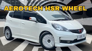 HONDA JAZZ PAKE VELG TERBARU DARI HSR WHEEL R16