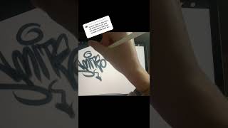 Tagging for comment #tagging #tag #graffiti #graff #procreate #newpost #shorts #shortsfeed