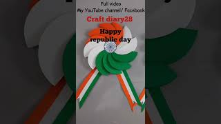 DIY Republic day /Independence day paper craft ideas.