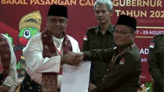 PASANGAN NASIR WARDAN RESMI DAFTAR KE KPU RIAU IKUT PILKADA 2024