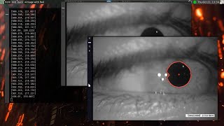 Eye Tracking with Center of Gravity Demo | OpenCV