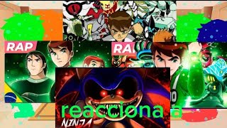 yo y mis versiones reacciona a el Rap de Ben 10 y de Sonic exe