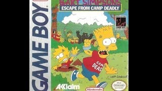 Bart Simpson's Escape from Camp Deadly full walkthrough (Game Boy)