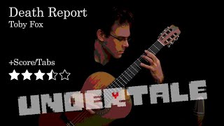 Death Report - Undertale OST | Guitar Cover - free Score/Tabs