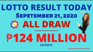 PCSO Lotto Result Today September 21, 2020 | 2PM, 5PM and 9PM Draw Summary