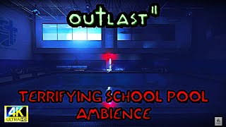 "Terrifying 3AM School Pool Ambience | Outlast 2 Horror Soundscape"