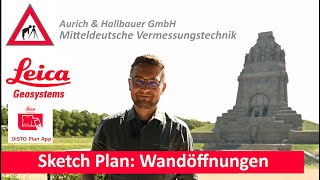 Leica Disto Plan: Sketch Plan - Wandöffnungen