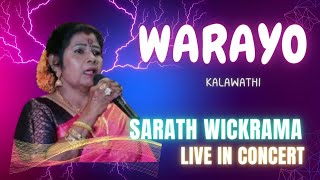 Warayo  (Tamil Song) - Kalawathi - Sarath Wickrama LIVE IN CONCERT