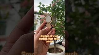 Cutest and smallest airbrush finish flawless powder #ytshorts #luxurybeauty #makeup