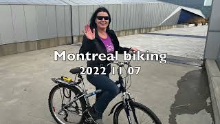 biking in Montreal 2022