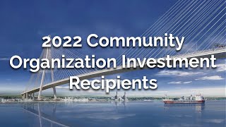 2022 Community Organization Investment Recipients