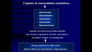 Clase  9  El paciente con lisis tumoral