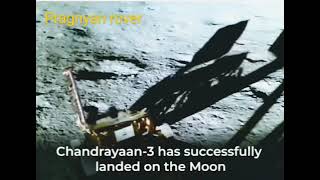 Chandrayan-3#Pragnyan Rover Landing On Moon#ISRO Realized Video...