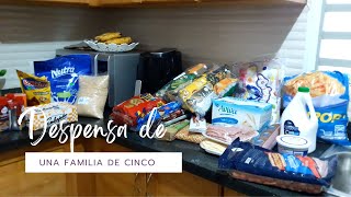 Qué consumimos en una familia de cinco!!/Compras del supermercado