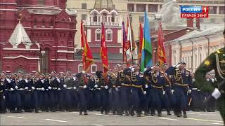 РВВДКУ Парад Победы 9 мая 2017 г. Москва Красная Площадь прохождение ВДВ